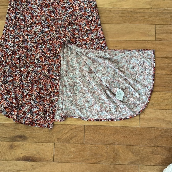 American Eagle | One-Shoulder Floral Dress | Slit | size M - Picture 4 of 7